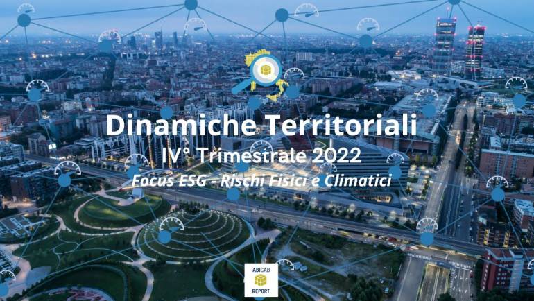 Dinamiche territoriali- IV Trimestrale 2022- Focus ESG- Rischi fisici e climatici